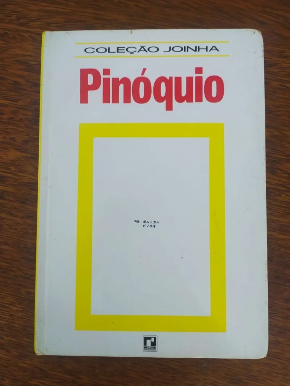 Pinóquio da Coleção Joaninha