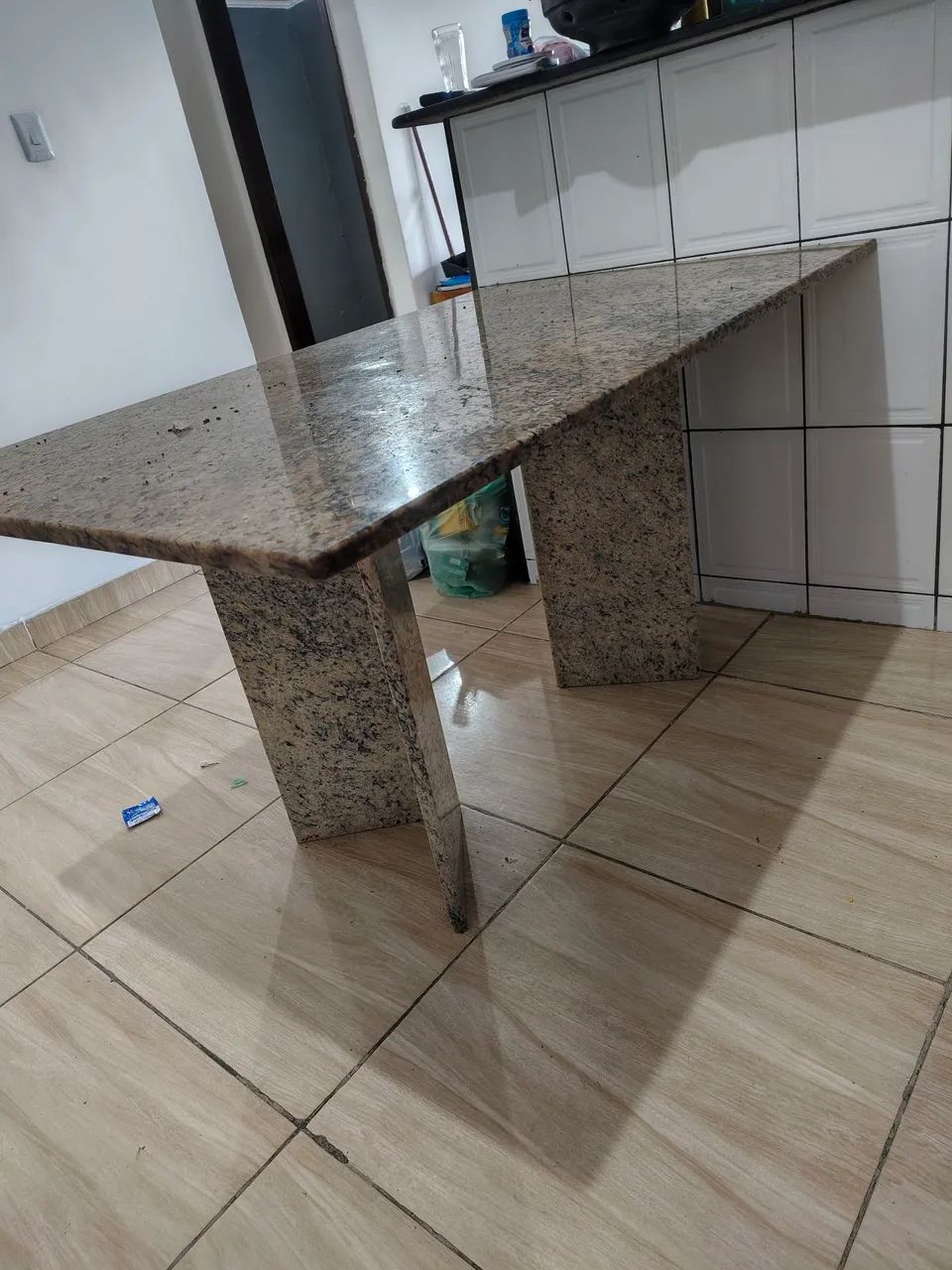 Mesa de mármore com base de mármore  - Foto 3