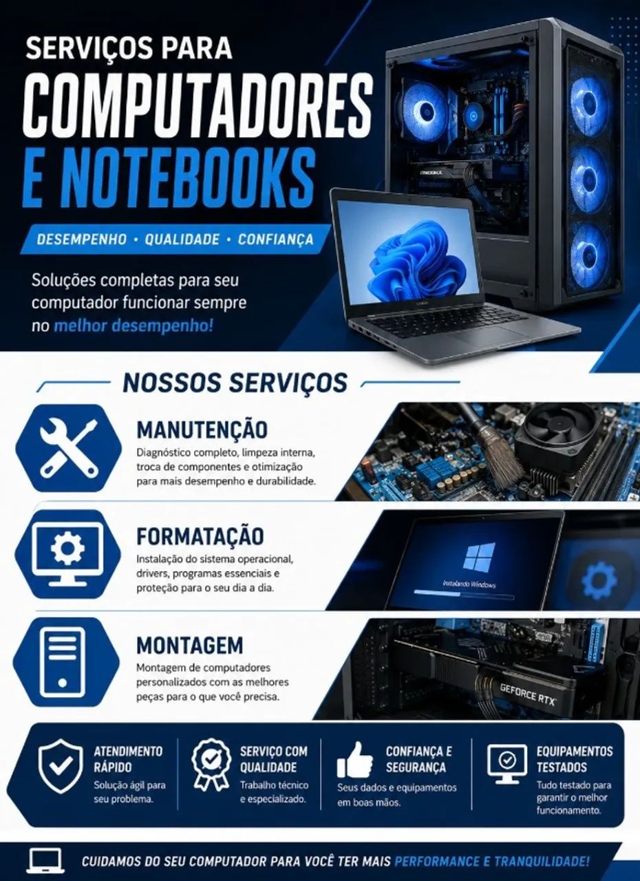 Montagem, Manutenção e Formatação de Computadores