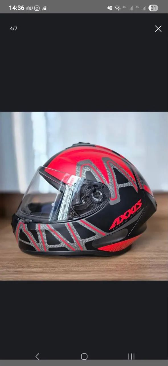 Capacete Axxis Draken Preto/Rosa