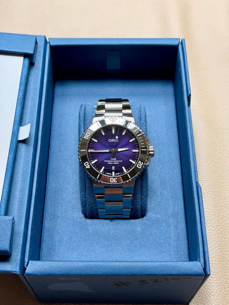 Oris Aquis Date Taste of Summer 43,5 mm Automático - Caixa e Documentos - Foto 2