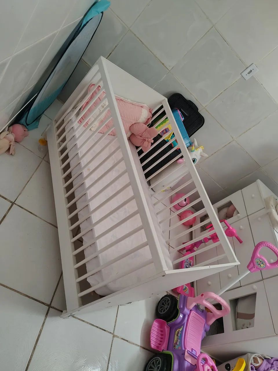 Berço mini com colchão - Foto 4