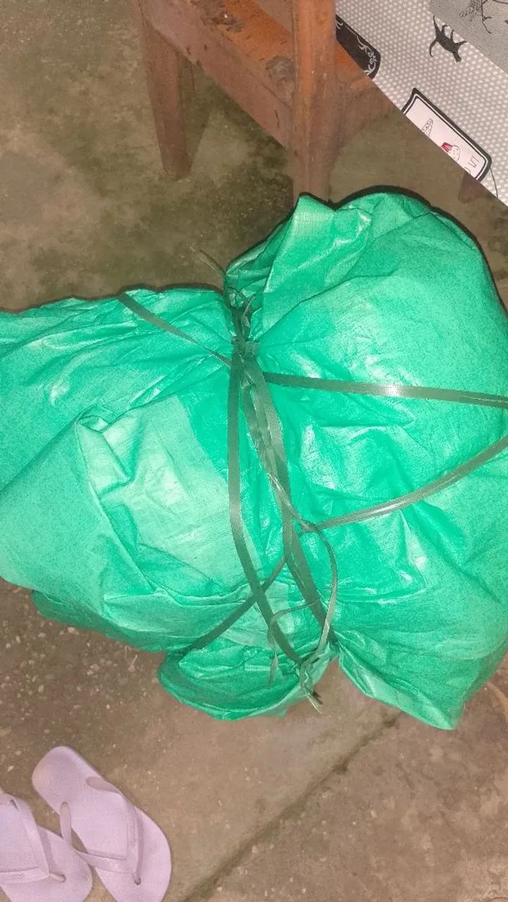 Green tarpaulin 20 meters
