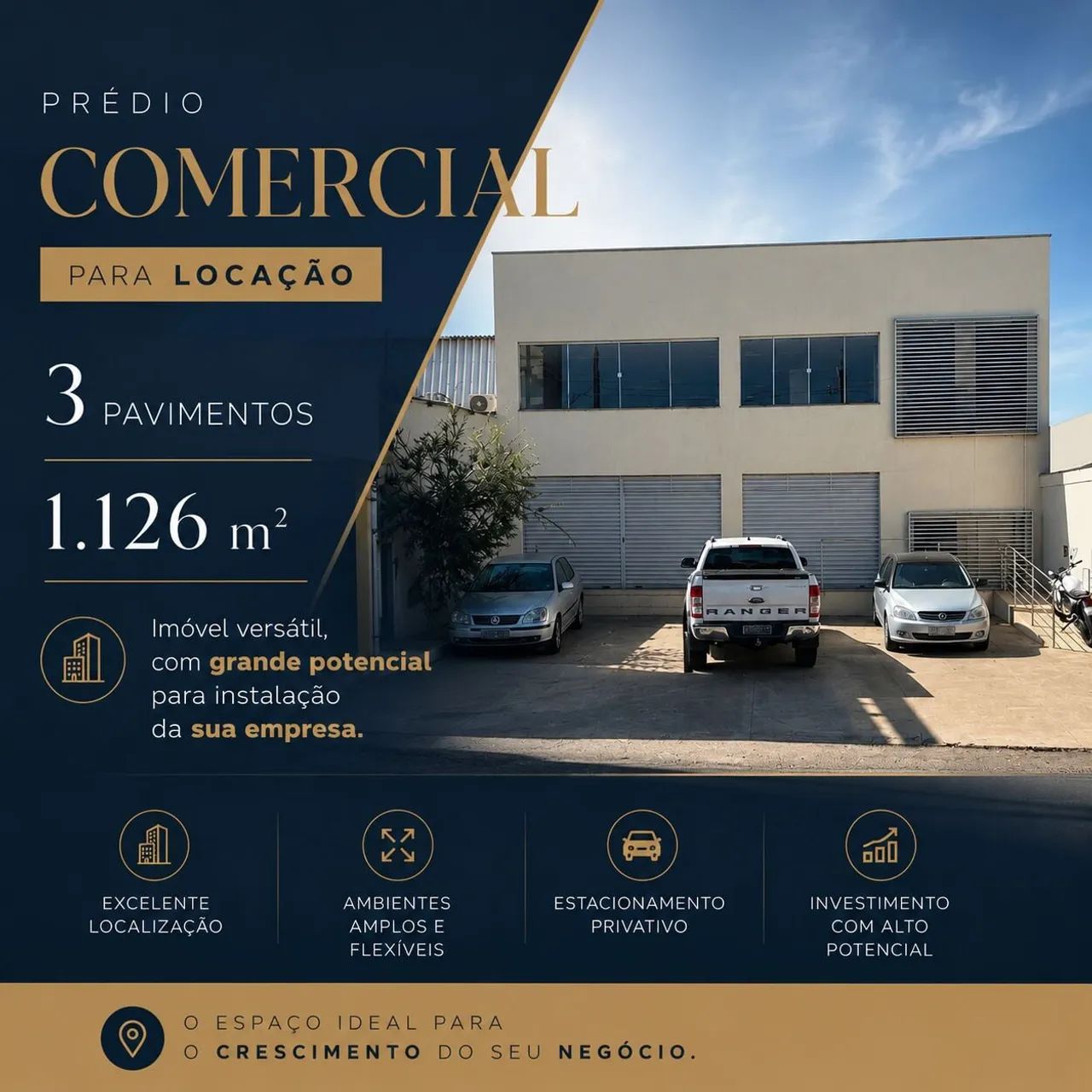 Prédio Comercial - Locação Jd das Esmeraldas