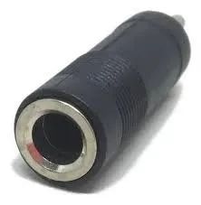Adaptador de Áudio P10 x P2 Plug conector Conversor - Foto 5