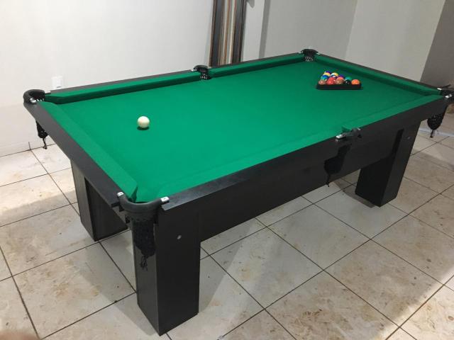 Mesa de Sinuca Preta Tecido Verde TX Modelo CFE4720 - Foto 2