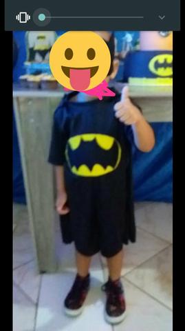 Fantasia do Batman (macacão, capa,máscara)