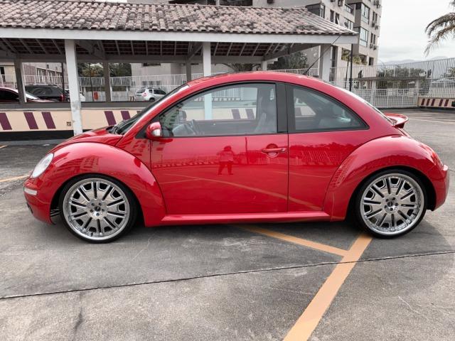 Raridade! New Beetle Aut. 2007 com couro, mídia android e teto solar. Tel: * - Foto 14