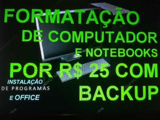 Formatação com Backup