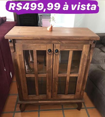 Promoção bistrô, aparadores, cristaleiras, carrinho de churrasco - Foto 6
