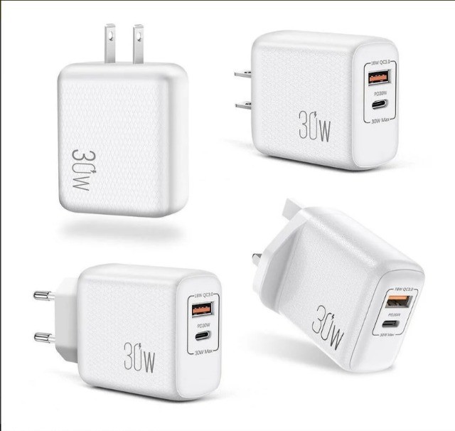 Carregador Rápido De Tomada De Parede Usb-c Pd 30w Tipo C - Foto 5