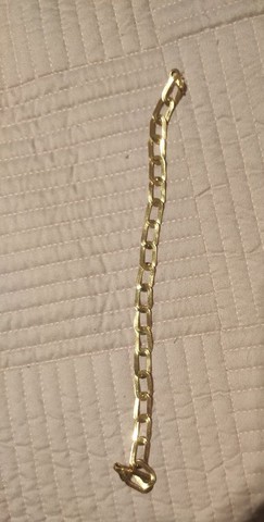 Pulseira banhada a ouro 