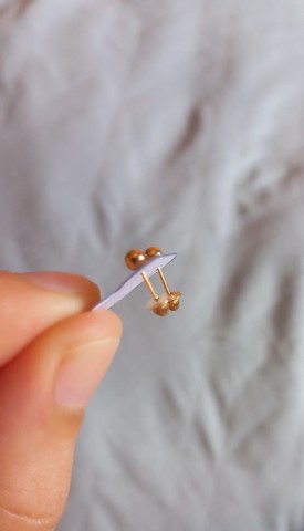 Brinco Ouro 18k (NOVO) - Foto 2