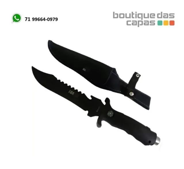Faca rambo caça pesca Militar Tática Esportiva luatek SLK-A71 31 cm