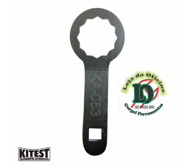 Chave para Sacar Filtro de Óleo E-Torque Estriada 36mm - KITEST-KA-083