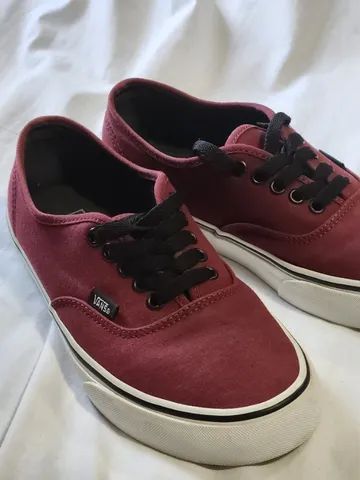 Vans authentic online bordo