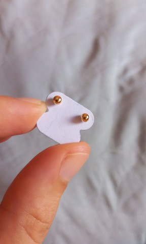 Brinco Ouro 18k (NOVO)