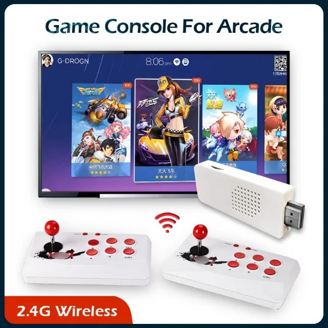 Console Retro Arcade 2000 Mini Game Jogos Grandes Clássicos Hdmi