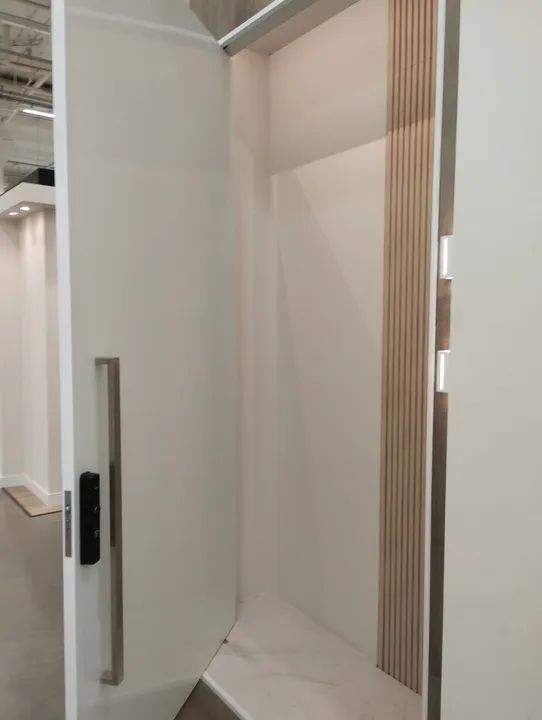 Porta alça nox completa 290x145 vidro branco  - Foto 6