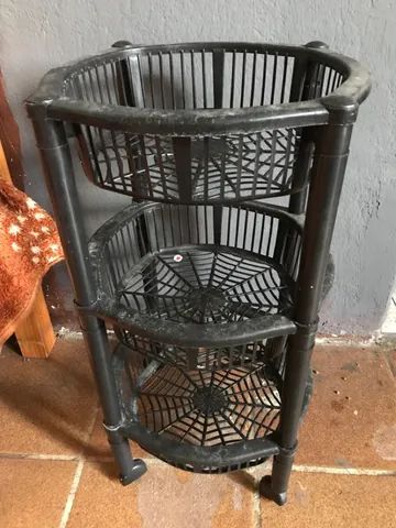 Fruteira 3 Andares Com Rodinhas