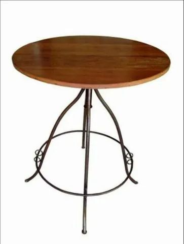 Mesa Bistrô Ajustável Tampo 70cm 