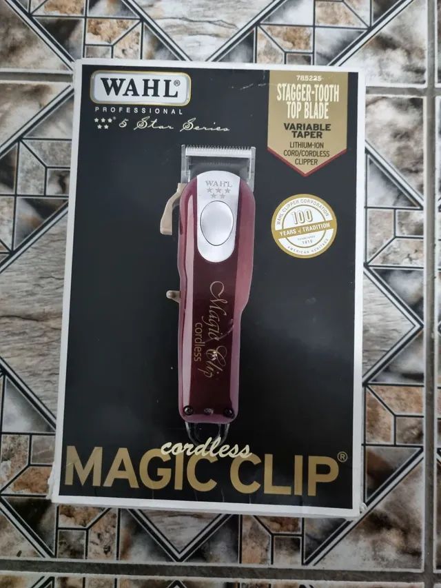 Maquina de Corte Wahl S/ Fio - Magic Clip Cordless 