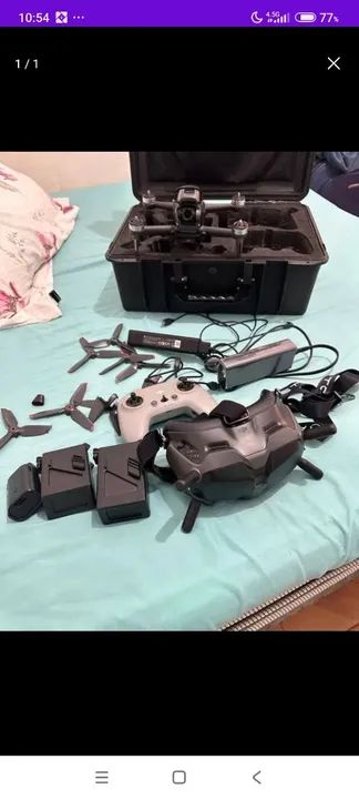 Drone DJI FPV, Fly more com maleta DJI, troco por Air 2 S ou modelo compatível - Foto 2