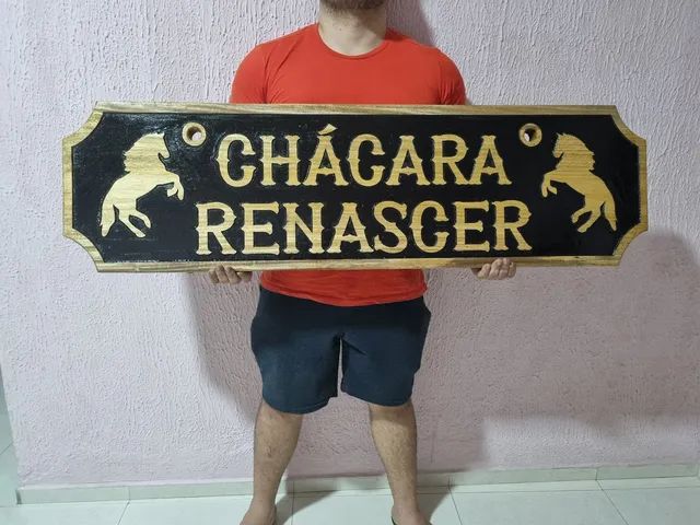 Placa personalizada em madeira  - Foto 5