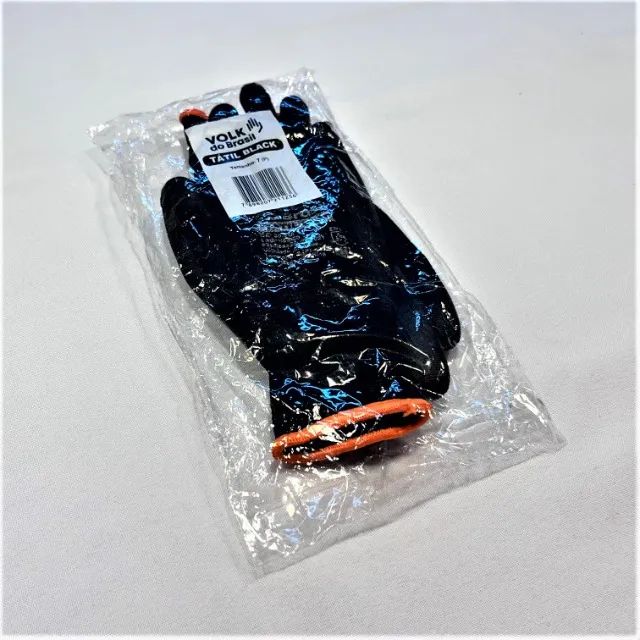 (Aceito cartão) Luva Tátil Poliéster (7 - P) Banho em PU Black Smart Volk do Brasil - Foto 5