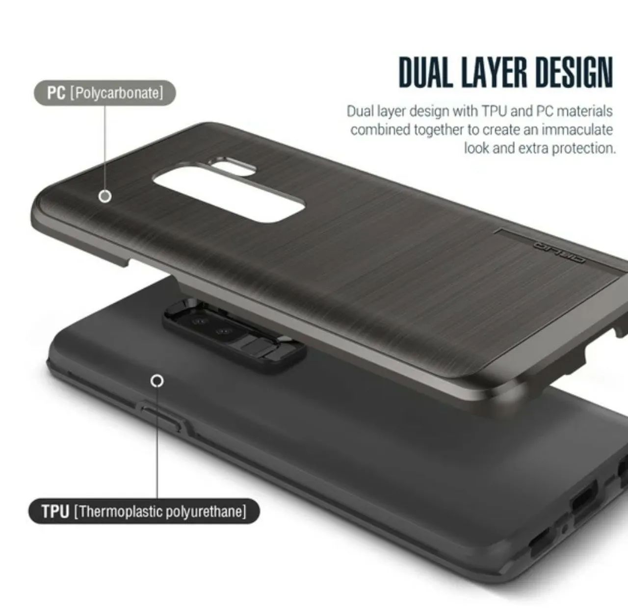 Case Premium Galaxy S9 Plus + uma segunda case de brinde - Foto 5