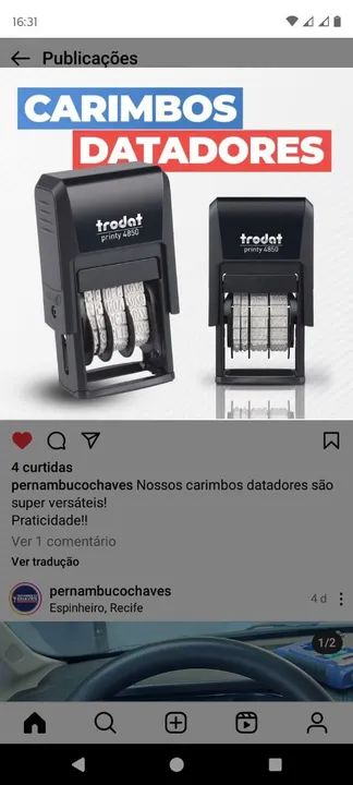 Carimbo personalizado em 2hs  - Foto 5