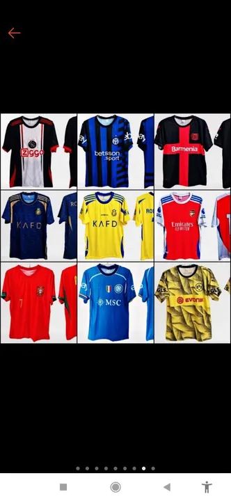 Sua camisa de time por $39,00