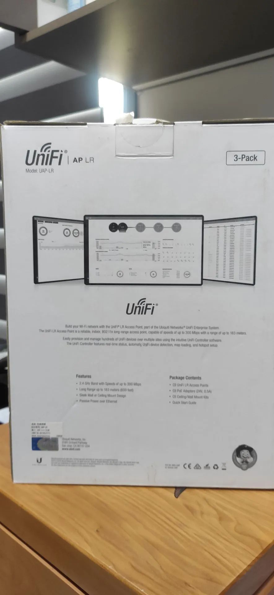 UniFi® LR Access Point - 3-Pack