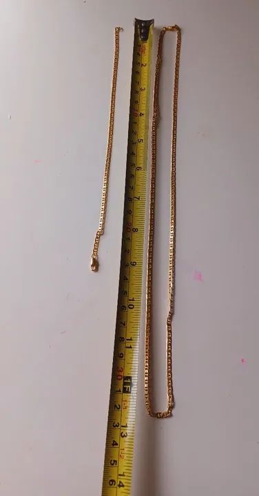 Conjunto de colar e pulseira masculina - Foto 2