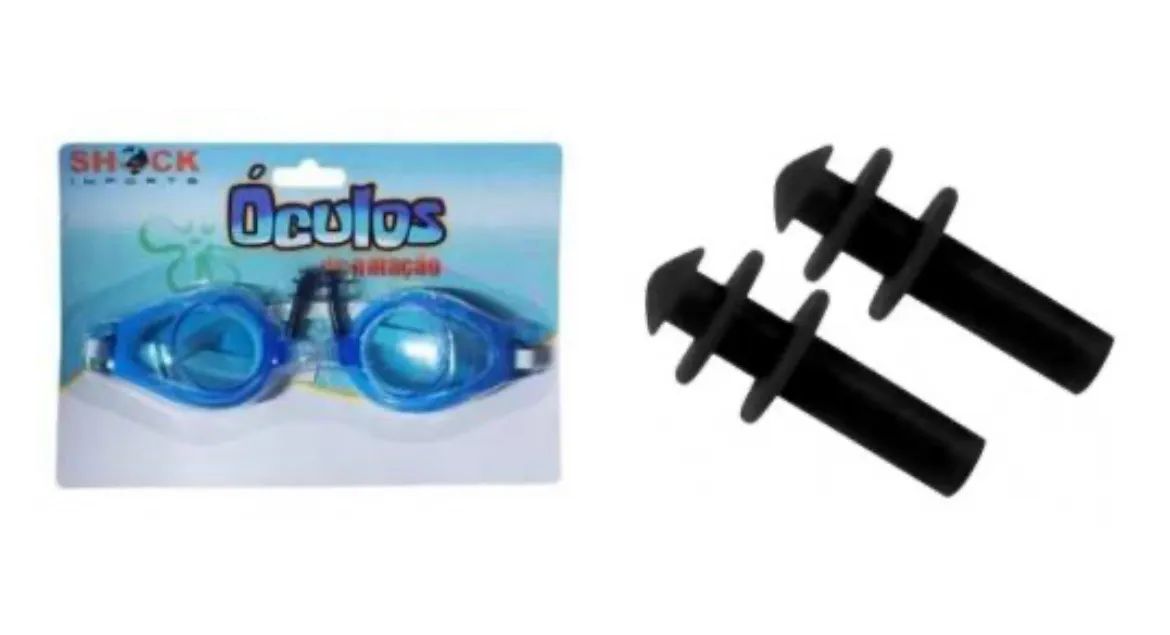 Óculos de Natação Infantil Azul  - Foto 2