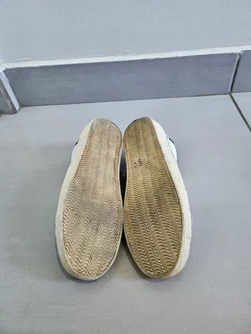 Tênis Zara em couro e camurça  - Foto 4