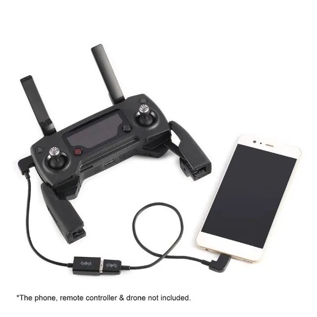 Cabo De Dados Otg Dji Spark Mavic2 Pro Platatinum Ou Air Usb Iphone Ipad COD-CP550  