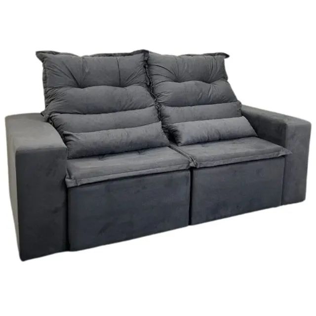 Pré Black Friday! Sofá Retrátil e Reclinável 400 190cm  - Tempo limitado. - Foto 4