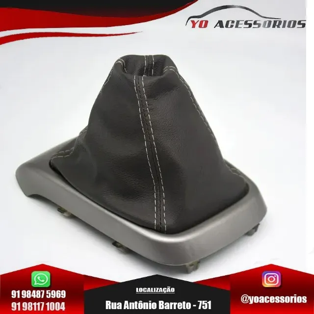 Coifa de Câmbio Chevrolet Spin 2013 à 2018 - C/ Base Cinza Claro