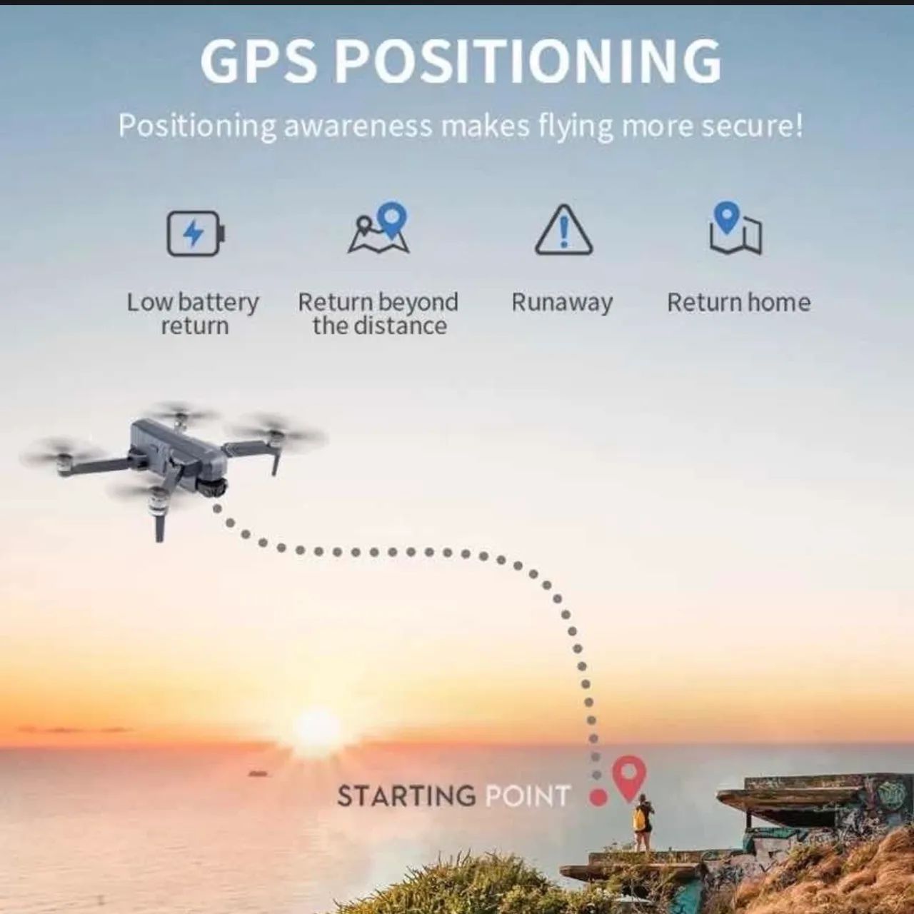 Drone com 3 velocidades de voo - Foto 3