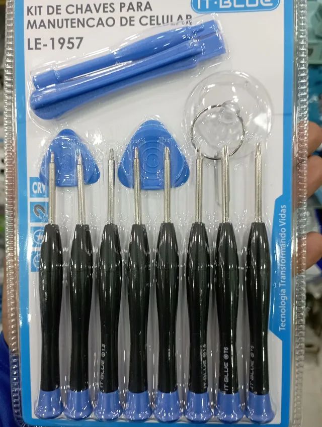 Kit chaves de precisão para manutenção de celular 