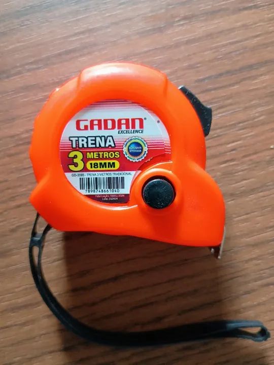 TRENA 3 METROS 18MM TRADICIONAL - GADAN  - Foto 3