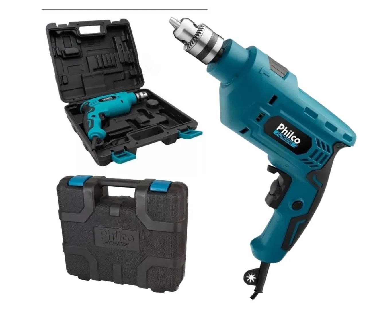 Furadeira de impacto Philco Force 650W,110V C/ Maleta 