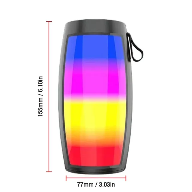 caixa de som RGB bluetooth 5.0