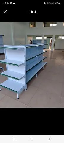 Vendo gôndolas de centro 1,40 cm + ponta.( só novas  ) - Foto 2