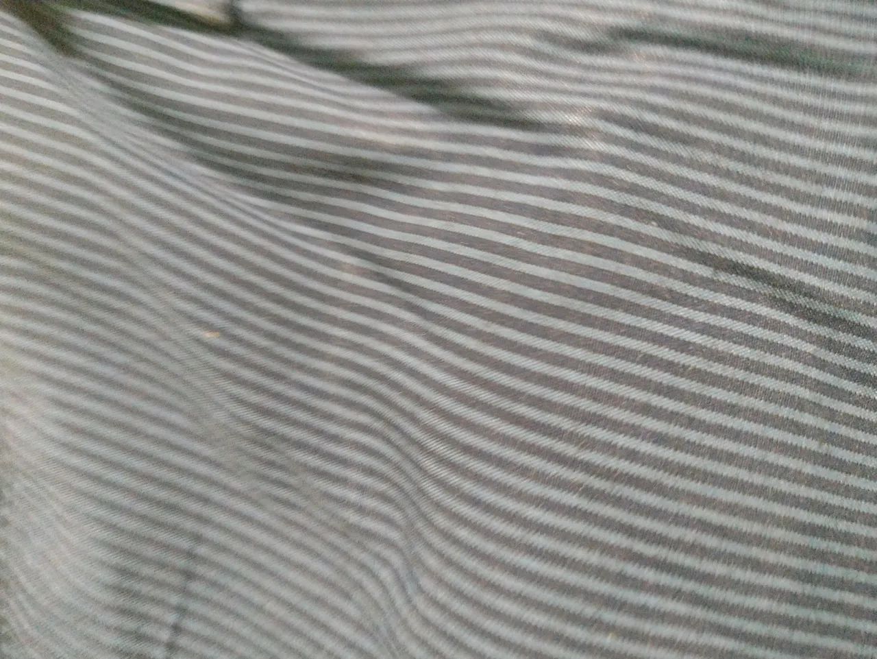 Camisa Masculina Azul Listrada - Foto 3