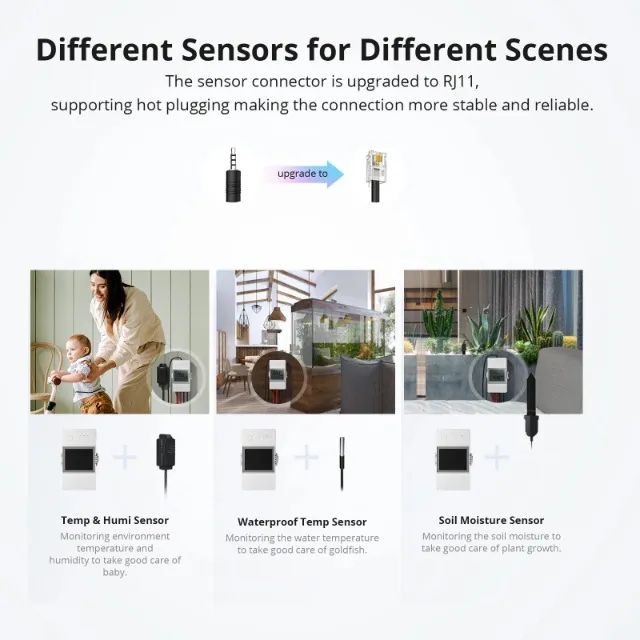 Sonoff Th16 Elite + Sensor De Temperatura E Umidade Ths01 com LCD - Foto 4