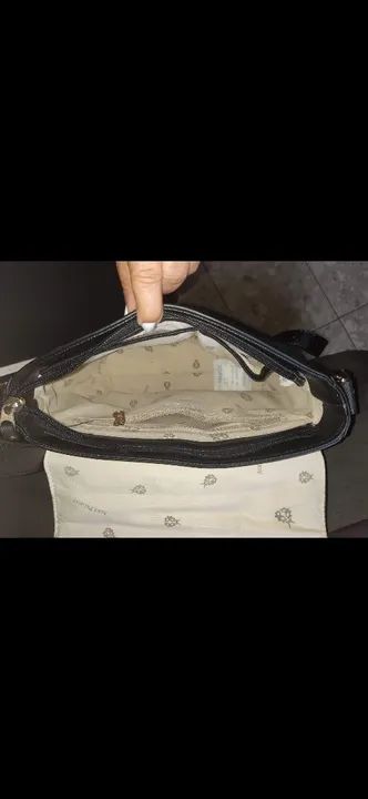 Bolsa de Ombro Feminina Preta - Foto 4