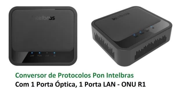 Modem Óptico Pon Lan 1P - Intelbras ONU R1 - Foto 5
