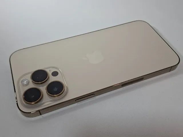 iPhone 14 PRO MAX 128GB 85% Dourado Todo Original Ótimo